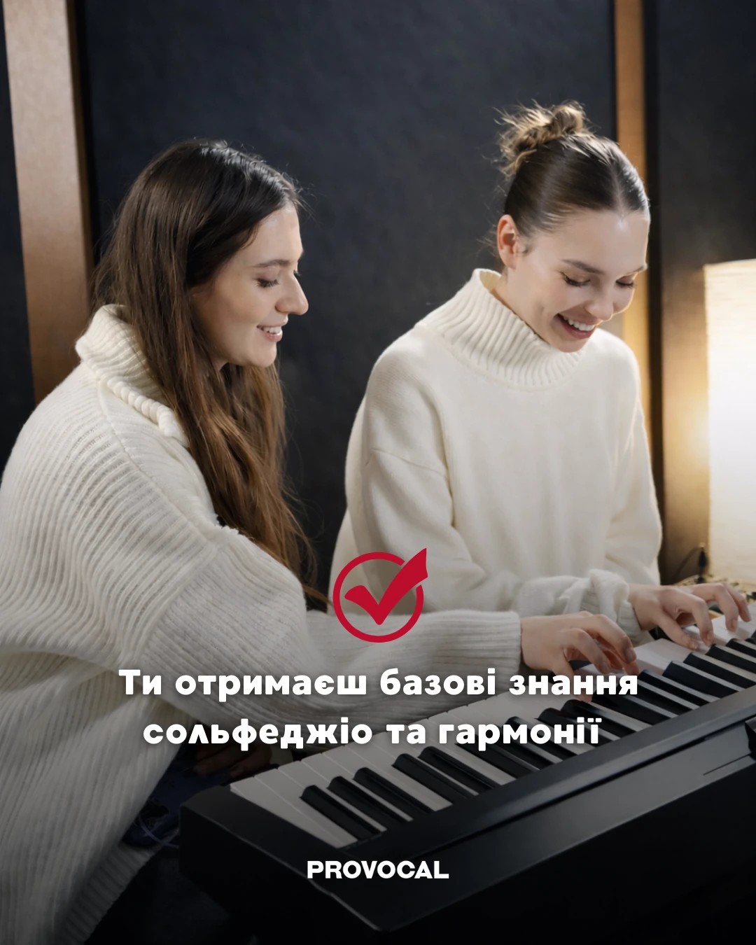 фото уроку вокалу, музична школа Provocal